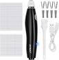 AFMAT EE04 Electric Eraser for Artists, Rechargeable Electric Eraser Kit, 140 Refills for Drafting, Electric Pencil Eraser - Battery Operated for Drawing Pencils, Crafts, Arts