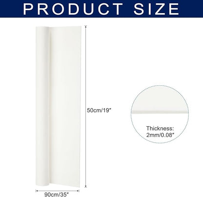 MECCANIXITY Foam Sheets Crafts 35x19 Inch 2mm EVA Craft Foam Paper Foam Sheets for Crafts Projects DIY Cosplay Modeling, White