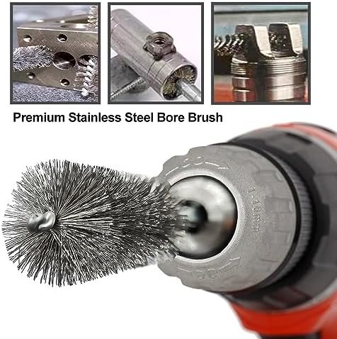 5Pcs 7/8" Stainless Steel Wire Bore Brush - Image 3