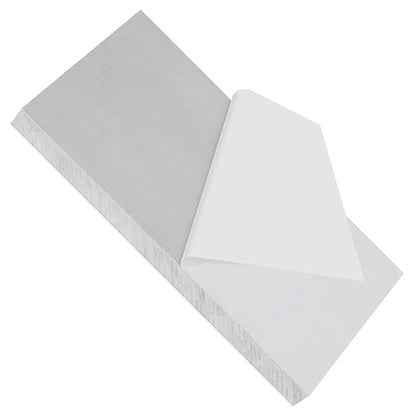 6061-T651 Aluminum Sheet 6 x 12 x 1Inch (25.4MM) Flat Plain Thickened Aluminum Plate with Protective Film, Industrial Grade
