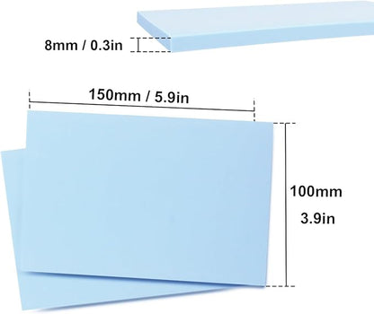 25 Pcs 4"x6" Rubber Carving Blocks, Linoleum Blocks, Stamp Carving Blocks for Printmaking, Linocut Artists, Crafts and More,(Sky Blue) by KUKLIPJIM.
