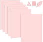 6 Pack 8''x10'' Pink Rubber Stamp Carving Blocks Soft Carving Blocks for DIY Stamp Making, Printmaking, Art Projects Craft Supplies for Beginners & Professionals