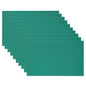 PATIKIL 5x8 Inch Anodized Aluminum Sheet Metal, 10Pcs Laser Plates Engraving Blanks 0.5MM Thin Rectangle for Crafting DIY House Laser Engraving, Green