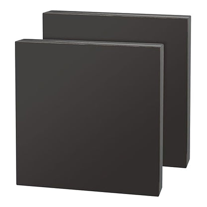 Rocaris Hot Rolled Steel Plate 5/8" x 6" x 6", Pack of 2, Weldable Steel Sheet Metal for Auto Body Repair, DIY Projects, Industrial Support