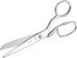 Stainless Steel Fabric Scissors – Professional Senior Tailor Sewing Scissors, Sharp Durable, Easily Cut Multiple Layers Fabrics, 8-Inch
