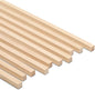 Wood Square Dowel Rods, 3/8-inch x 24-inch, Pack of 25 Wooden Craft Sticks for Crafts and Woodworking, by Woodpeckers