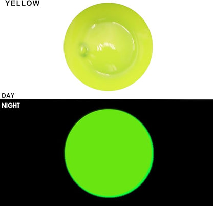 Artecho Glow in the Dark Paint, Neon Yellow Paint (120ml / 4.05oz) Tubes, Art Craft Paints for Canvas, Rock, Stone, Wood, Fabric, Art Supplies