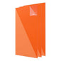 uxcell 3Pcs Acrylic Sheets 12x6 Inch Acrylic Panel 1/8 Inch-3mm Plastic Board for Picture Frames Sign Holders DIY Display Projects Craft, Clear Orange