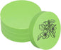 PATIKIL 4Pcs 2" Rubber Carving Blocks, Soft Linoleum Art Carving Block Round Crafts Stamp Making for Printmaking Stamps Carving Supplies, Green