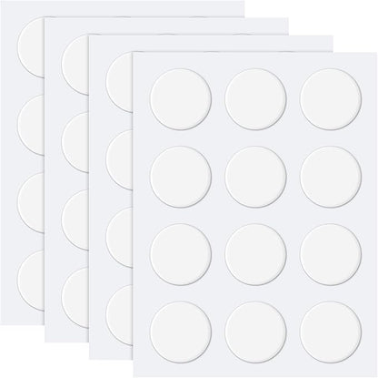 Zonon 60 Pcs Double Sided Adhesive Dots Clear Glue Point Tape Stickers Balloon Glue Round Mini No Traces Adhesive Sticker Dot Sticker for Classroom Decor Craft DIY Office (1.57 Inch/ 40 mm)