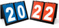 Portable Table Top Scoreboard Flipper, Multi Sports Score Flip Scoreboard Score Keeper