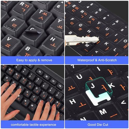 2PCS English Keyboard Stickers - Image 5