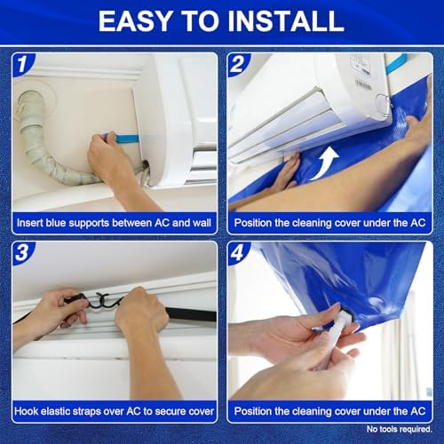 14Pcs Mini Split Cleaning Kit, Professional Mini Split Cleaning Bag - Image 3