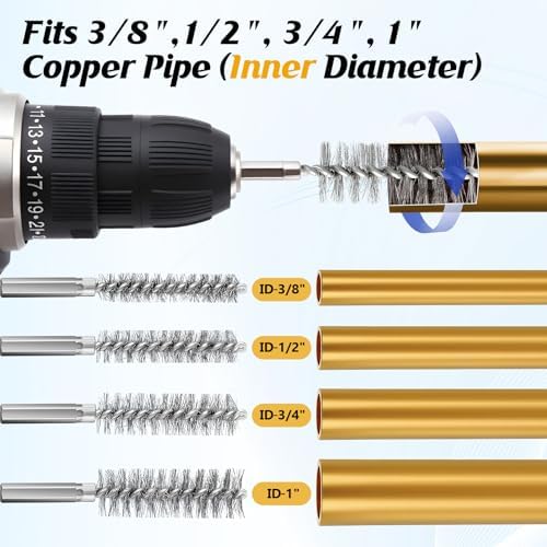Copper Pipe Cleaner for Drill Set - Image 4