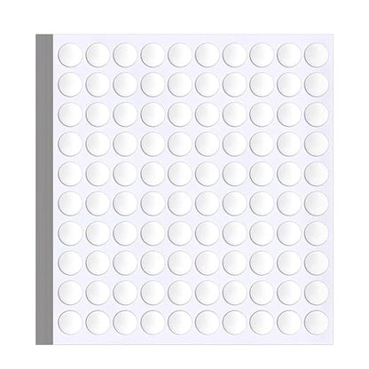 1000 Pcs False Tip Double Sided Adhesive Dots, 8mm/0.31" Pre-Cut Removable Round Putty, Waterproof Tapes No Trace Sticky Putty for Nail Art Holder and Festival Decoration