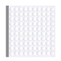 1000 Pcs False Tip Double Sided Adhesive Dots, 8mm/0.31" Pre-Cut Removable Round Putty, Waterproof Tapes No Trace Sticky Putty for Nail Art Holder and Festival Decoration