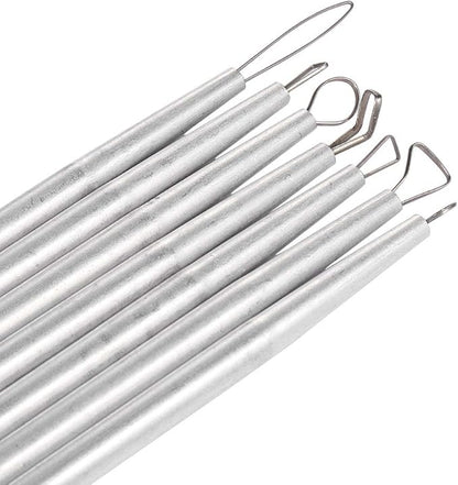 Ceramic Pottery & Clay Ribbon Sculpting Tool Kit (Set of 7)
