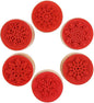 DECORA 6 Pieces Snowflake Floral Wooden Rubber Stamps for Card Making Scrapbooking and Crafts