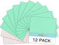 HTVRONT Mint Permanent Vinyl for Cutting Machine,12 Pack Permanent Bundle,10 Mint Vinyl Sheets 12" x 12" & 2 Transfer Tape Sheets for Party Decoration, Sticker, Craft Cutter, Car Decal (Glossy)