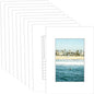 MBC Mat Board Center, 10 Pack 5x7 for 3.5x5 White Picture Mats Frame Mattes, Bevel Cut, Acid Free, 4-ply Thickness