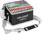 Alcohol Markers, 168 Colors Dual Tip Permanent Art Markers for Drawing,for Kids Adult Coloring, Alcohol, Based Ink Ideal for Book Painting and Card Making