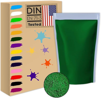 2.2lb/1kg green Holi color powder rangoli non toxic bulk organic washable natural gender reveal decorations colour war kids dog animal summer camps festivals gift run gulal