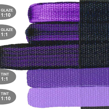 OPEN Slow-Drying Acrylics by GOLDEN, Dioxazine Purple, 5 fl oz. tube, Professional Acrylic Paint, Semi-Transparent