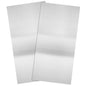 2Pcs 304 Stainless Steel Sheets Metal 6" x 12" x 1/32" Inch 304 Stainless Steel Plates 20 Gauge(0.8MM) Stainless Steel Shim Stock Plates Metal Sheets for Crafting, Stovetop, Snow Frosted Surface