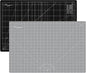 HEADLEY TOOLS 18" x 24" Thickened Self Healing Cutting Mat, A2 Rotary Cutting Sewing Mat for Crafts, Double Sided 5-Ply Table Cutting Board for Fabric Quilting Leather Arts Hobby Project, Grey/Black
