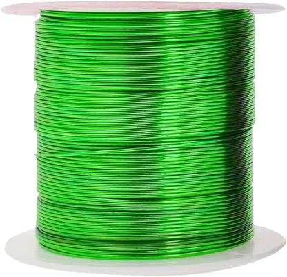 Mandala Crafts 22 Gauge Anodized Aluminum Craft Wire for Jewelry Making - 400 FT Colored Flexible Rainbow Wire - Bendable for Bonsai Armature Crafting Sculpting