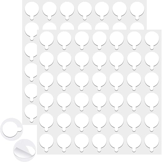 Strong Adhesive Dots Double Sided, Clear Museum Putty, Sticky Tack Glue Removable Mounting Putty for Wall Hanging, Crafts, Balloons, Poster, Museum, Decorations