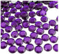 The Crafts Outlet 144pc Rhinestones Round 10mm - Purple Amethyst