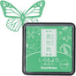 IROMOYO WARABE Stamp PAD, Small Traditional Japanese Ink Colour, Oil-Based Ink pad - Pale Green