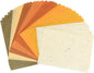 A5 50 Sheets Natural Fiber Mulberry Tree,Banan Bark Mulberry paper Sheets Square Origami Paper Arts Folding Craft, Decoration Paper, Square Folding Paper for DIY Crafts. 8.3" x 5.8" Brown Tone