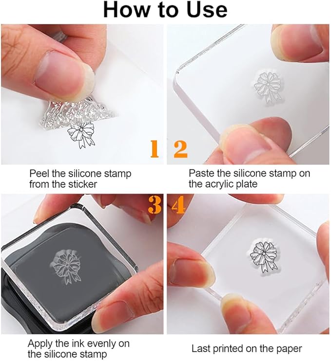 Fashion Girls Clear Stamps 6.3x4.3 Friendship Word Rubber Stamp Flower Silicone Stamps Star Heart Transparent Stamps for DIY Scrapbooking Card Making Photo Album Decor