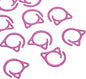 PATIKIL Cat Crochet Stitch Markers, 12 Pack Stitch Marker for Knitting Crocheting Supplies Cute Metal Spiral Knit Clip Ring Counters for Crochet Yarn DIY Crafts, Purple
