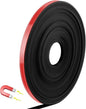 Magnetic Tape Roll Thin Strips, 0.39 Inch x 33 Feet Magnetic Board Dividers Whiteboard Graphic Decorative Tape Marking Line for Classroom Office Art Accessories(Red)