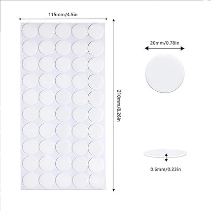 Adhesive Stick dots Two-Sided Sided Mounting Putty Stick Tack for Wall Hanging Crafts Balloons Festival Party Decorations,Clean Removable(0.78"*0.78"-500)