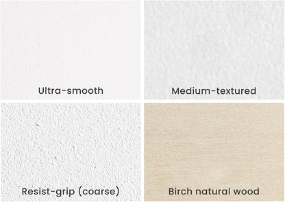 Da Vinci Pro Ultra Smooth Wood Canvas Gesso Board - 3/4" Deep, 18x24 Single White Acrylic Polymer Gesso Panels for Painting Fine Portraits and Ultra Fine Detail Illustrations and Artwork