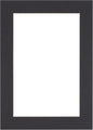 5.5x8.5 Mat for 8.5x11 Frame - Precut Mat Board Acid-Free Show Kit with Backing Board, and Clear Bags Black 5.5x8.5 Photo Matte Made to Fit a 8.5x11 Picture Frame Matboard for Framing, Pack of 1 Mat