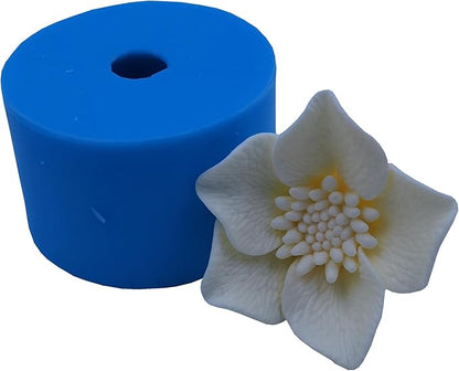 Resin Flower Silicone Mold Wedding Decoration Flower Molds Candle Wax Cake Mould Baking Tools