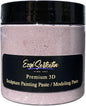 3D Sculpture Painting Paste|Texture Paste|Decorative Plaster|Ready to Use|Unique Metallic Pearl and Neon Colors|Ideal for Artwork|Stencil|Flowers|Texture and Art Relief|6 oz (Mulberry)