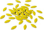 70 Pieces Petal Ceramics Mosaic Tiles for Crafts, Stained Ceramics Supplies, Flower Leaves Mosaic Ceramics Mosaic Pieces Kit for DIY Crafts Plates Picture Frames Home Decorations - Yellow