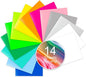PU Heat Transfer Vinyl Bundle, 14 Pastel & Neon Color Sheets 12"x10" – Soft & Stretchable Iron-On Vinyl, Easy to Cut & Weed, Compatible with Cricut & Silhouette – Perfect for DIY Summer & Kids Crafts