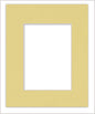 5x7 Mat for 8.5x11 Frame - Precut Mat Board Acid-Free Show Kit with Backing Board, and Clear Bags Soft Yellow 5x7 Photo Matte Made to Fit a 8.5x11 Picture Frame Matboard for Framing, Pack of 1 Mat