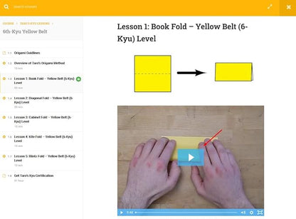 [Taro's Origami Studio] Standard 6 inch 65 Sheet and Easy Origami Book Combo