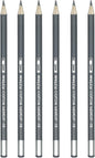 PATIKIL Watercolor Pencil, 6Pcs Water Soluble Pencils for Blending, Coloring, Sketch Drawing, Painting, Grey