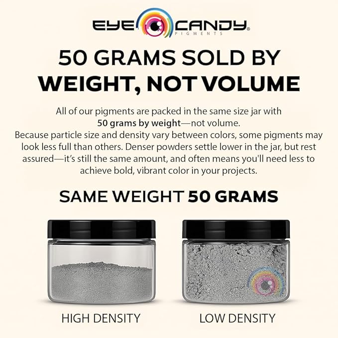 Eye Candy Pigments Premium Ghost Mica Powder - Galactic Ghost Violet (50gr) - for Epoxy, Resin, Soap, Paint, Woodworking, Acrylic Pouring, Bath Bombs, Fishing Lures - DIY Arts and Crafts Additive