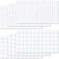 6 Sheet Double-Sided Foam Adhesive Squares, 2 Sizes 3D Square Foam Tape for Crafts, Pre-Cut Foam Mount Adhesive Strips for DIY, Scrapbooks, Office - 990pcs