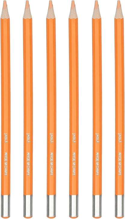 PATIKIL Watercolor Pencil, 6Pcs Water Soluble Pencils for Blending, Coloring, Sketch Drawing, Painting, Yellow